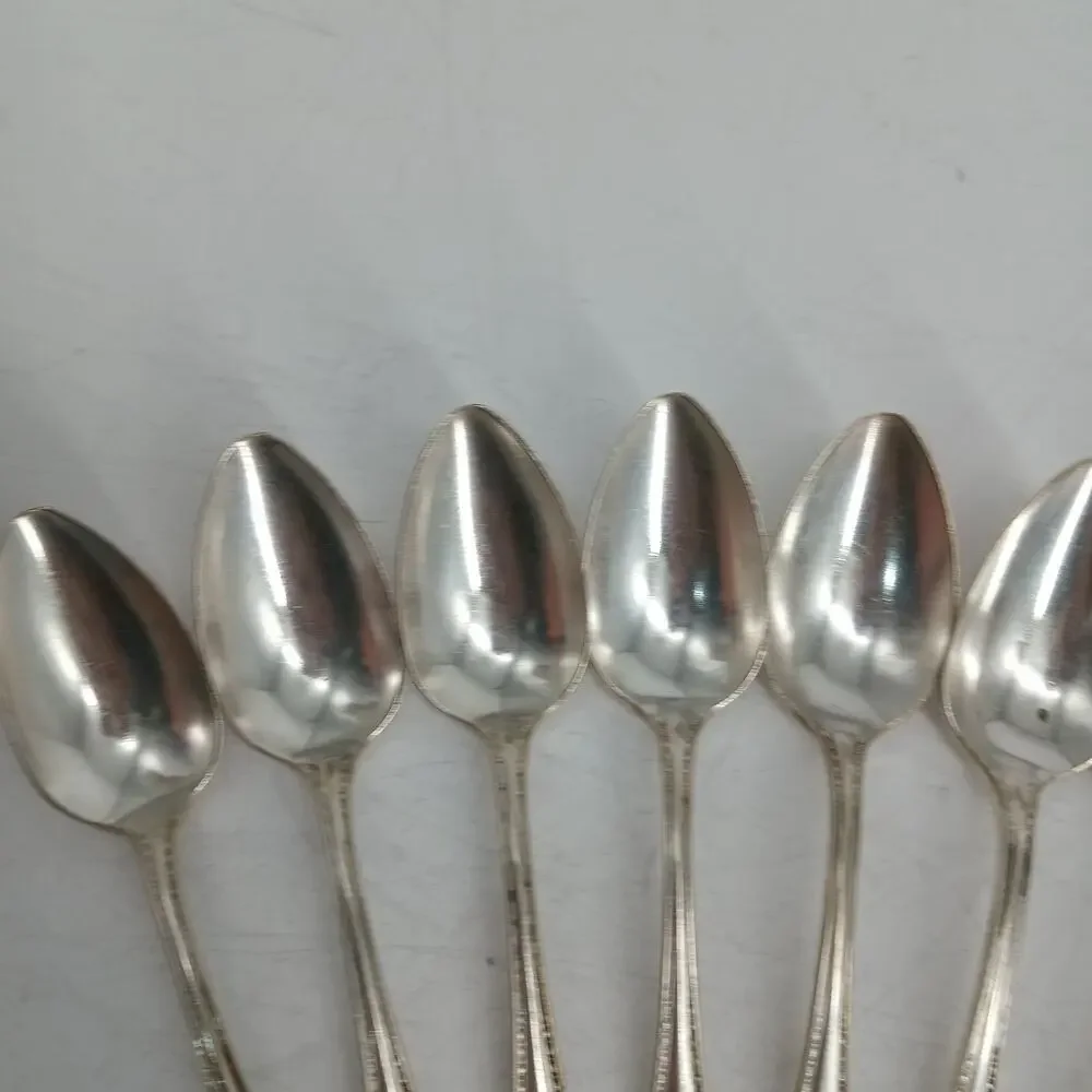 10X Tsp Oneida Silverplate SHERATON DINNER Teaspoons Community Plate 1910